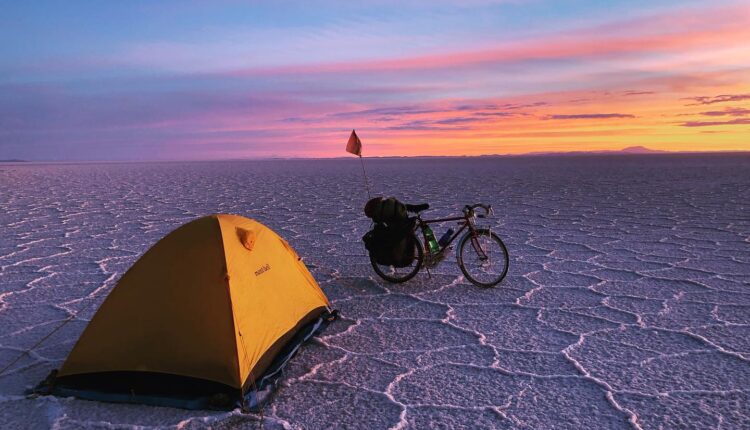 Hiro Tsuda acampado na Bolívia “O mundo é incrível”