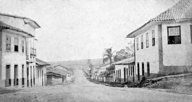 Rua da Glória em 1862/63 em foto de Militão Augusto de Azevedo – São Paulo Antiga