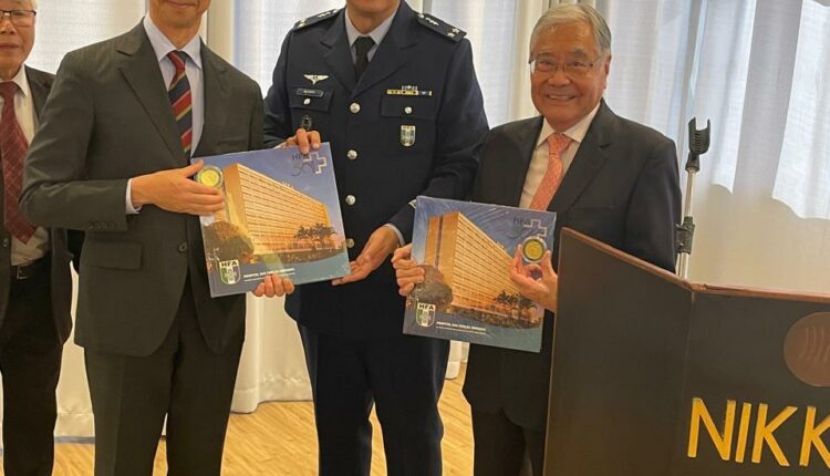 Cônsul geral Toru Shimizu, Brigadeiro Kumeta e Hirasaki